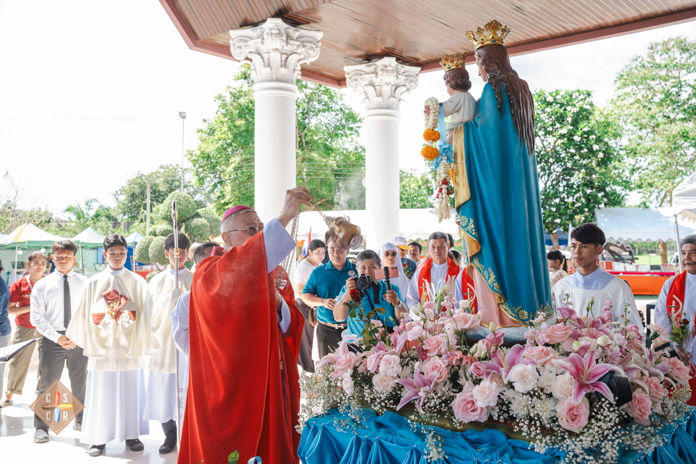 ฉลองวัดแม่พระเป็นที่พึ่ง ท่าหว้า อ.ท่ามะกา จ.กาญจนบุรี 