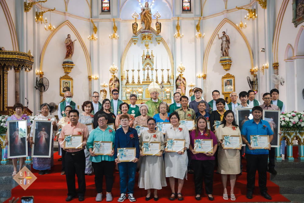 งานชุมนุมผู้สูงอายุสังฆมณฑลราชบุรี "ผู้สูงวัย ก้าวไปด้วยกัน เป็นประจักษ์พยานถึงข่าวดี"