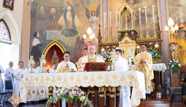 ฉลองวัดพระคริสตหฤทัย อ.วัดเพลง จ.ราชบุรี