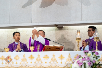 พิธีกรรมอุทิศแด่พระคุณเจ้ายอห์น บอสโก ปัญญา  กฤษเจริญ คืนที่ 3