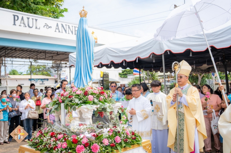 ฉลองวัดแม่พระราชินีแห่งสากลโลก จ.กาญจนบุรี